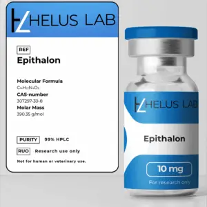 Epitalon 10mg >99% Purity peptide for research – Helus Lab Helus Research