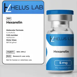 Hexarelin 5mg >99% Purity peptide for research – Helus Lab Helus Research